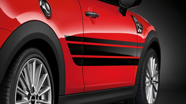 JCW Side Stripe red