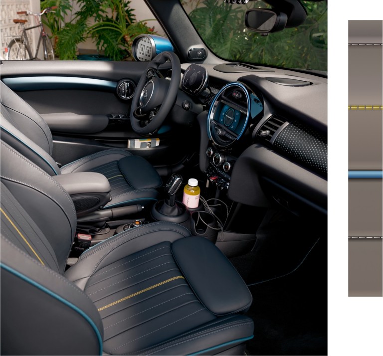 MINI Convertible Sidewalk Edition – interior – upholstery and cockpit