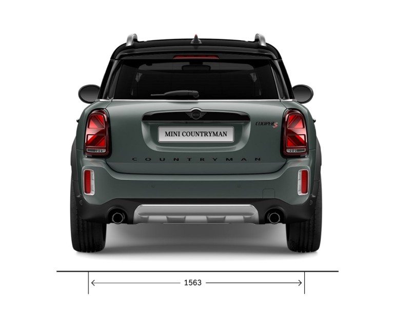 MINI Countryman – rear view – dimensions