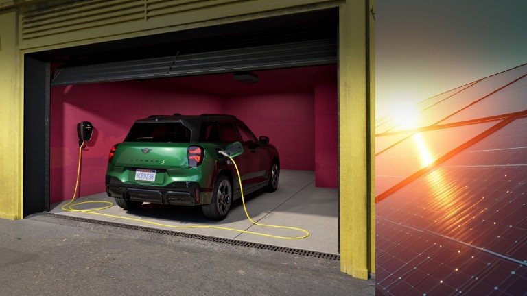 No fuel. No Grid, no uncertainty. Just independence. The MINI Electric package.